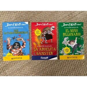 David Walliams Children’s Books Spanish Language Sample Books Promotional